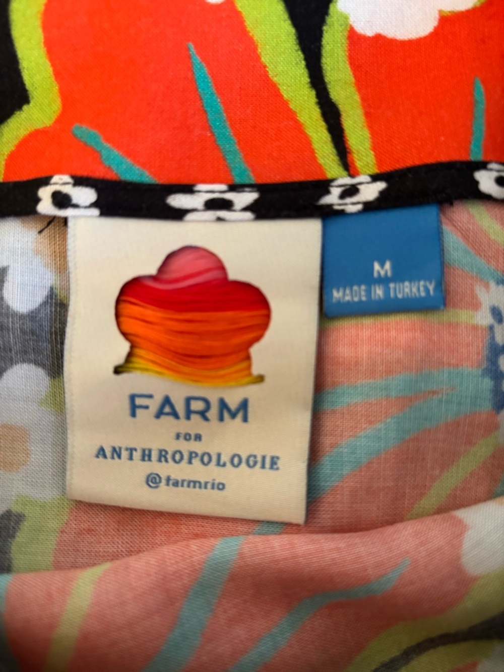 FARM rio for Anthropologie colorful maxi skirt. - Picture 2 of 3